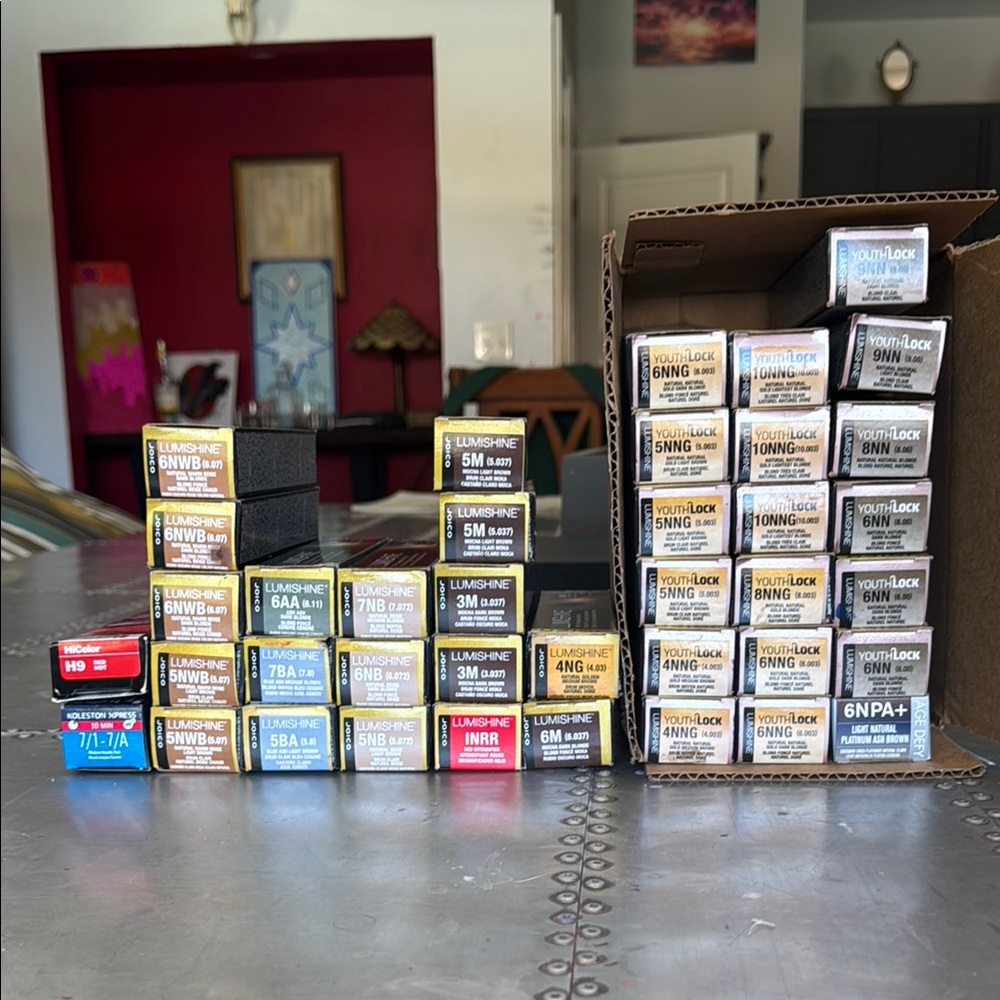 JOICO Permanent Lumishine Hair Color Bundle (39 tubes, NIB)